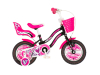 Bicikl Visitor Little heart 12" crno roze