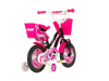 Bicikl Visitor Little heart 12" crno roze