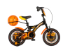 Bicikl Visitor Basket  12" crno narandžasti