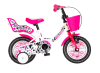Bicikl Visitor Dalmatian  12" roze beli