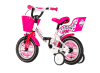 Bicikl Visitor Dalmatian  12" roze beli