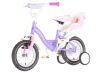 Bicikl Visitor Lovely little princess 12" ljubičasti