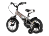 BICIKL KIDS VISITOR KOPACKO 12" 8" V-BRAKE  KONTRA 95-115CM (12") SREBRNI UV SJAJ