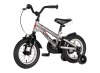 BICIKL KIDS VISITOR KOPACKO 12" 8" V-BRAKE  KONTRA 95-115CM (12") SREBRNI UV SJAJ
