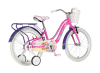 BICIKL KIDS VISITOR BEST FRIEND 20" 10" V-BRAKE  KONTRA 115-135CM (20") ROZE NEON UV SJAJ
