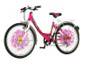 Bicikl Explorer Fashion Disco star 24" roze beli