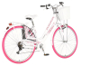 Bicikl Visitor Fashion Madeline 28" belo roze