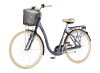 BICIKL FASHION VISITOR BUTTERFLY 28" ALU 18" V-BRAKE KONTRA  NEXUS 155-178CM (S/M) PLAVI  POLU MAT