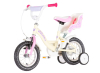 Bicikl Visitor Lovely little princess 12" belo roze