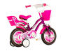 Bicikl Visitor Little heart 12"  ljubičasti