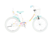 BICIKL KIDS VISITOR LOLA 20" 11" V-BRAKE  KONTRA 115-135CM (20") BELO ROZE PERLA