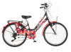 Bicikl Visitor Fashion Inferior 24" crno crveni