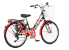 Bicikl Visitor Fashion Inferior 24" crno crveni
