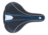 Sedlo electro sa držačem crno plavo bele linije