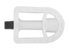 Pedala dečja pvc bela bez ležaja 9/16” širi navoj 92 x 55 mm