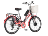 E-Bicikl Visitor Fashion Inferior 24" crno crveni