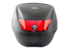 Kofer za motor zadnji crni sa reflektorom 28L 39.5X39.5X31.5CM