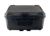 Kofer za motor zadnji crni sa naslonom 65L 56.5X40X31CM
