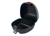 Kofer za motor zadnji crni sa reflektorom i naslonom 30L 41X41X34CM