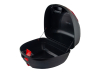 Kofer za motor zadnji crni sa reflektorom i naslonom 34L 42X40X31.5CM