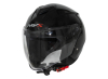 Kaciga za motor veličina M-MVX  852 Jet Open Face dupli vizir crna