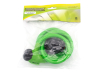 Brava spiralna sa nosačem 12x1500mm obložena zelena silikonska