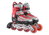 ROLER L (40-43) CRNO CRVENI ABEC-5 SVETLEĆI PU TOČKIĆI