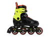ROLER M (37-40) CRNO NEON ZELENI ALU ABEC-5 PU TOČKIĆI