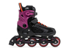 ROLER M (37-40) CRNO CRVENI ALU ABEC-5 PU TOČKIĆI