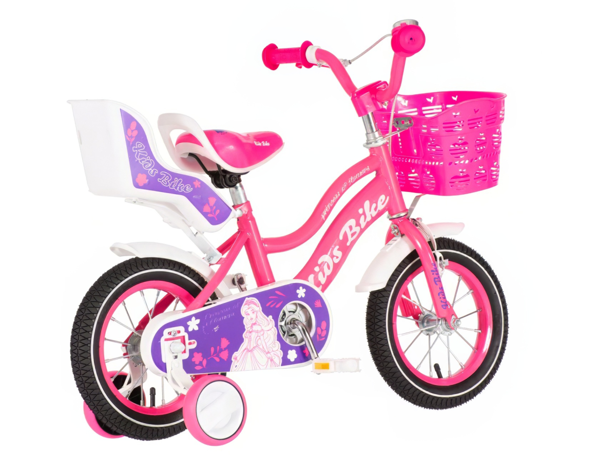 Kids bike Princess Flower roza 12 2024