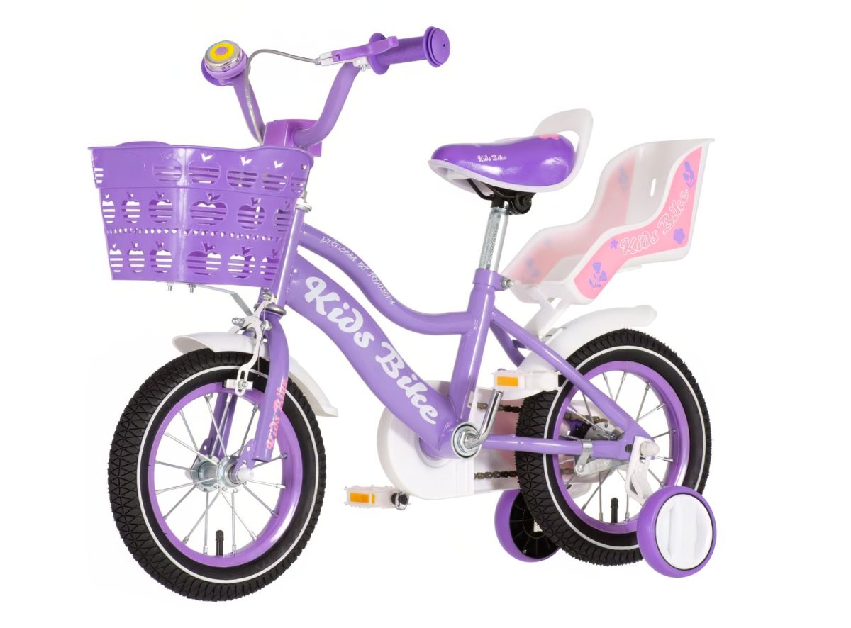 Kids bike Princess Flower ljubičasta 12 2024