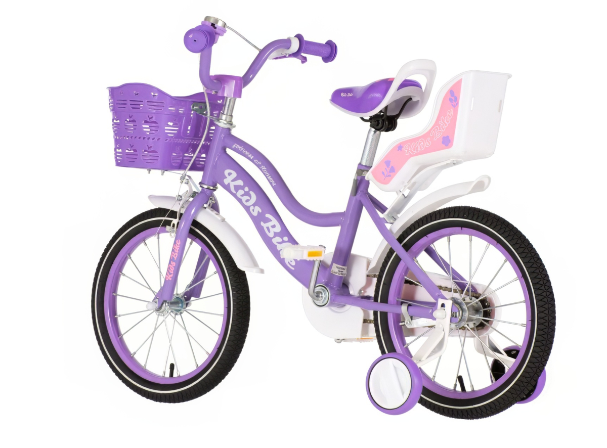 Kids bike Princess Flower ljubičasta 16 2024