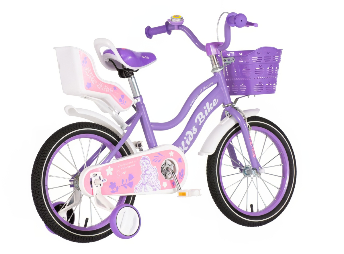 Kids bike Princess Flower ljubičasta 16 2024