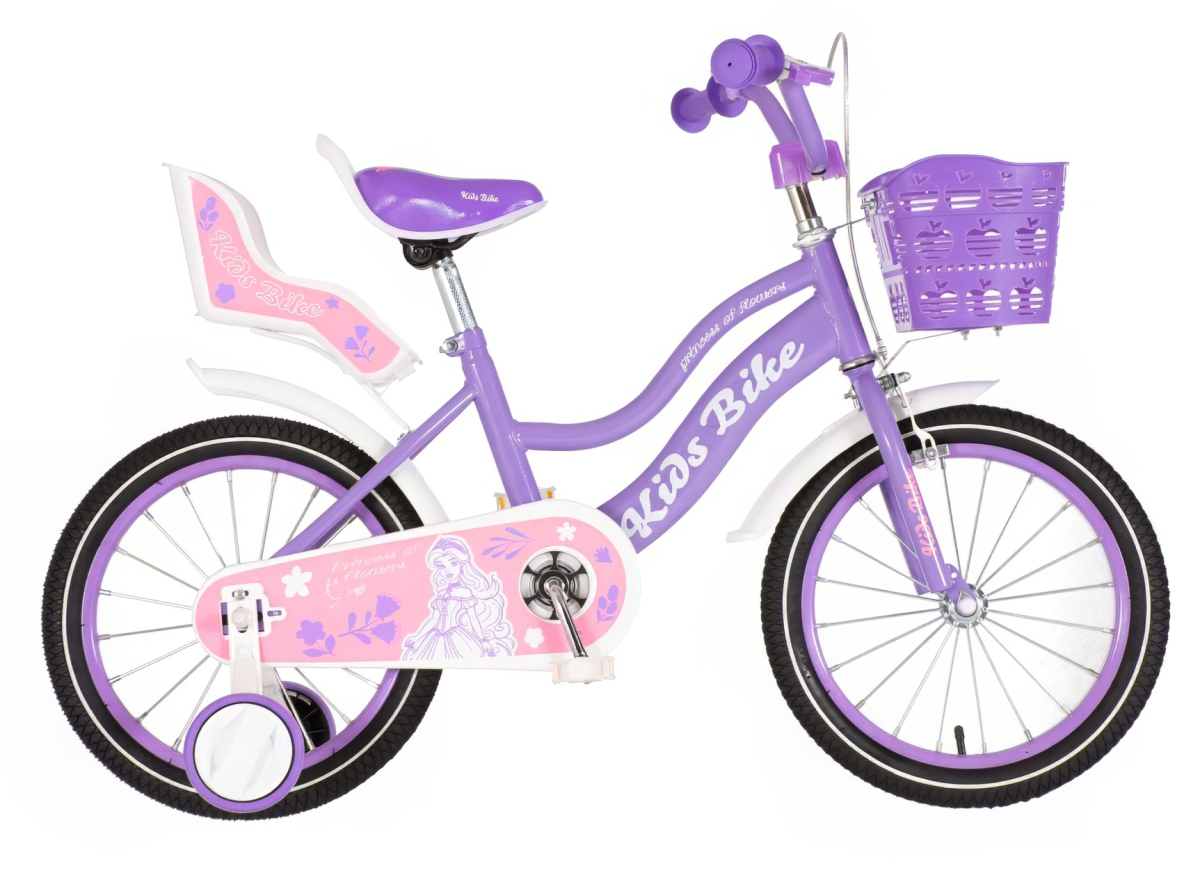 Kids bike Princess Flower ljubičasta 16 2024