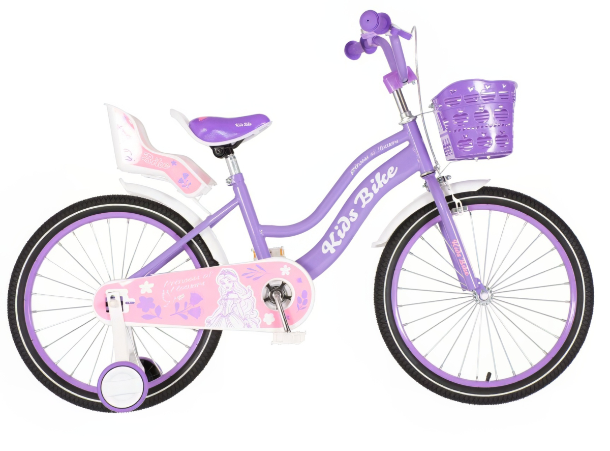 Kids bike Princess Flower ljubičasta 20 2024