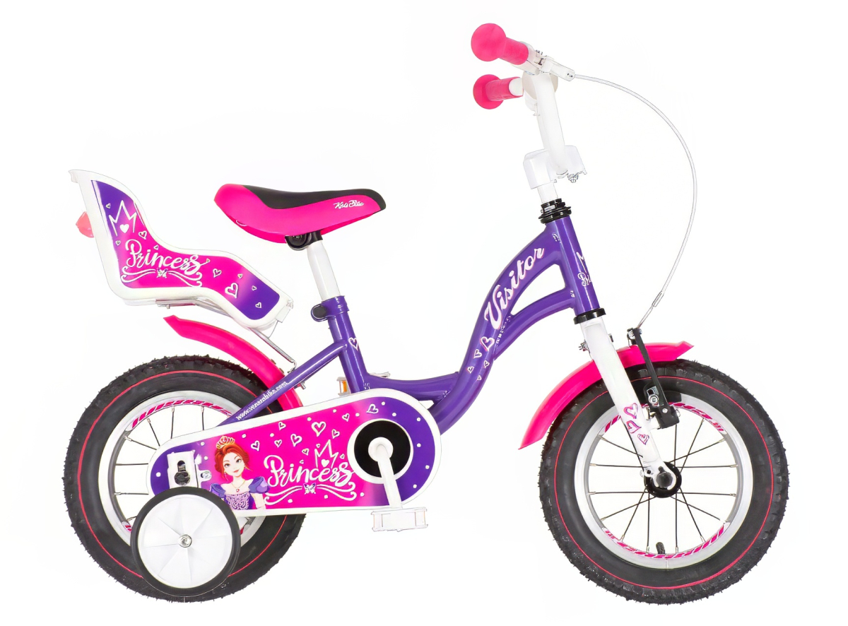 Dečiji Bicikl Visitor Princess 12 Ljubicaste Boje