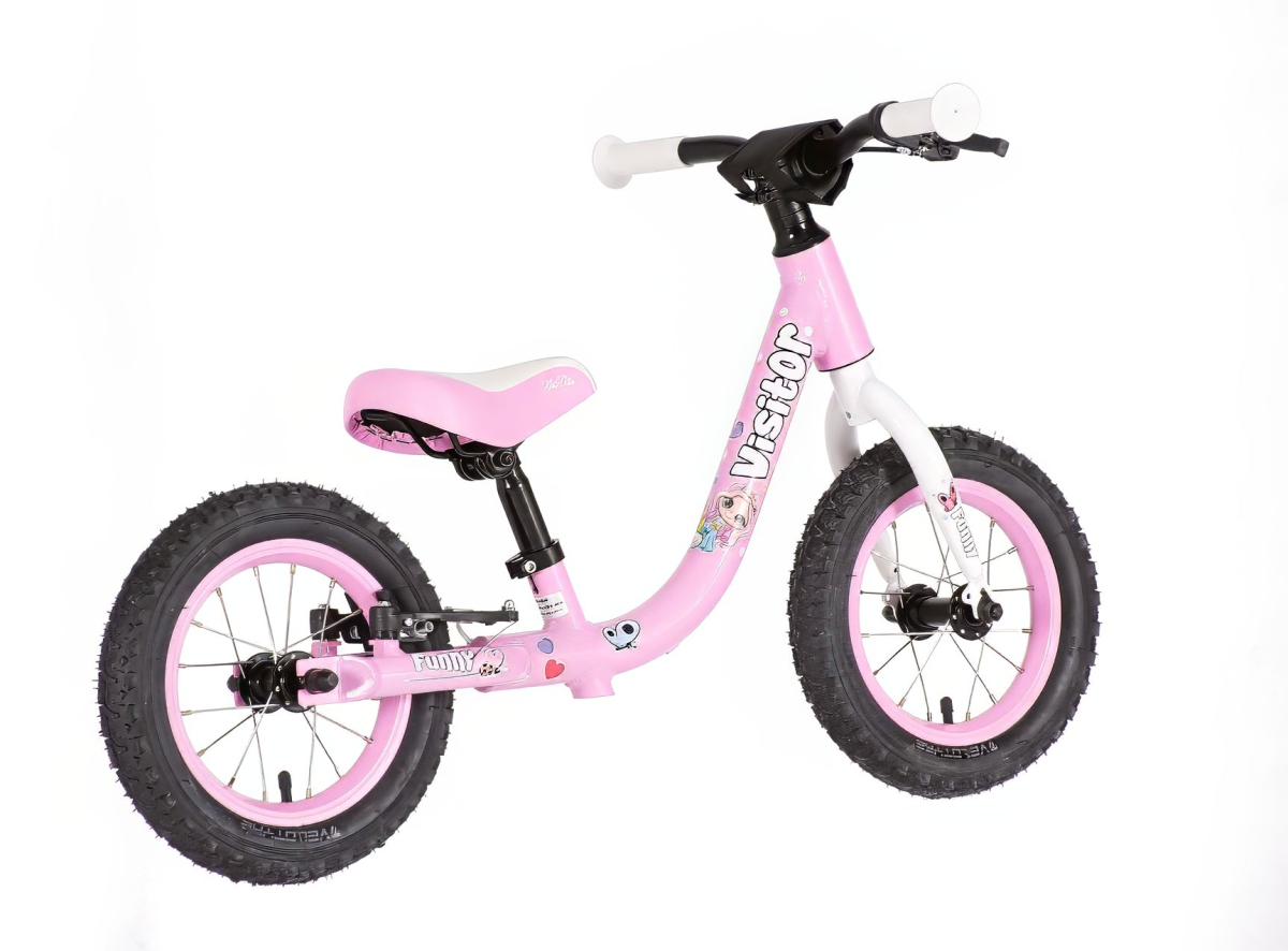 Bicikl Visitor Gur Gur 12"  roze beli