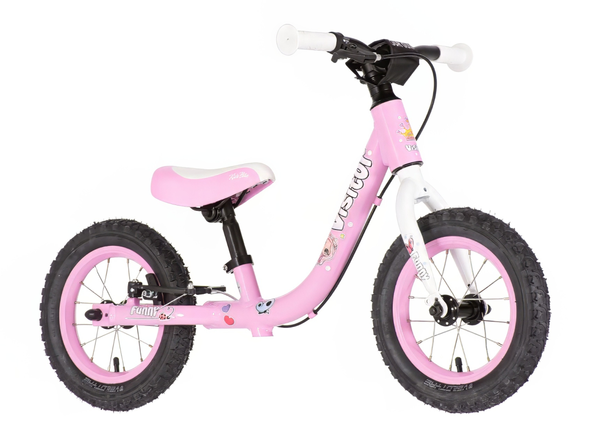 Bicikl Visitor Gur Gur 12"  roze beli