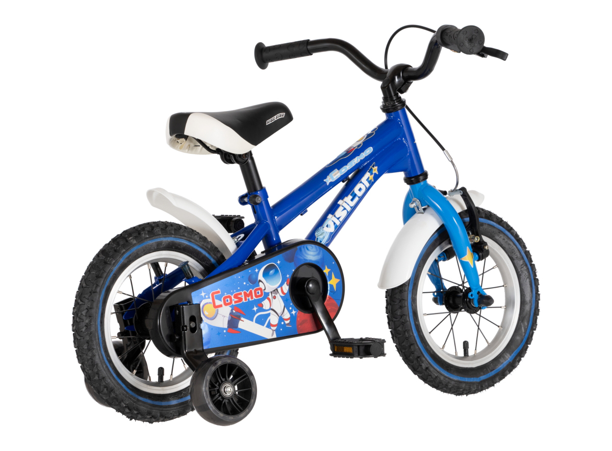 BICIKL KIDS VISITOR COSMO 12" 8" V-BRAKE  KONTRA 95-115CM (12") PLAVI
