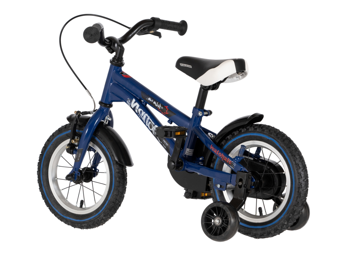 BICIKL KIDS VISITOR BEATSKATE 12" 8" V-BRAKE  KONTRA 95-115CM (12") SIVI  PERLA
