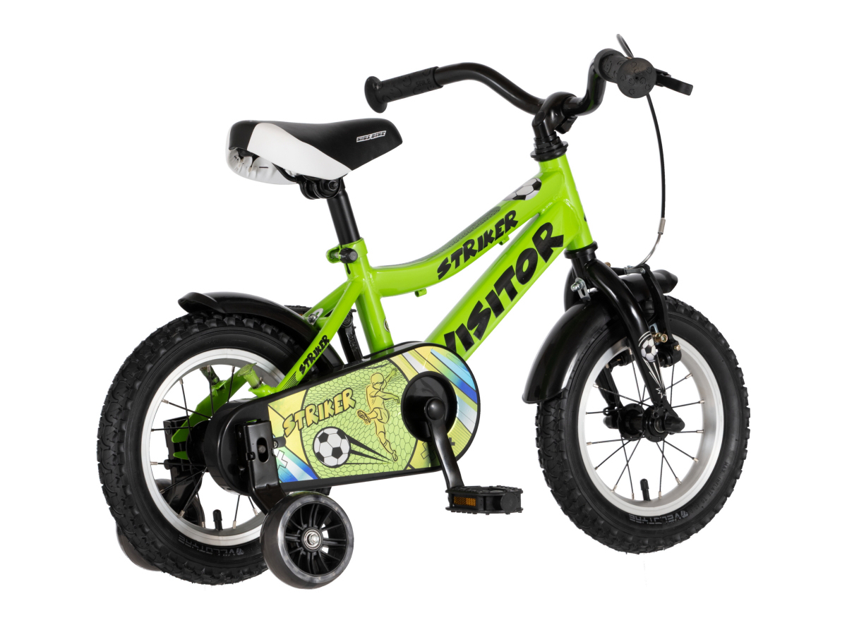 BICIKL KIDS VISITOR STRIKER 12" 8" V-BRAKE  KONTRA 95-115CM (12") ZELENI NEON