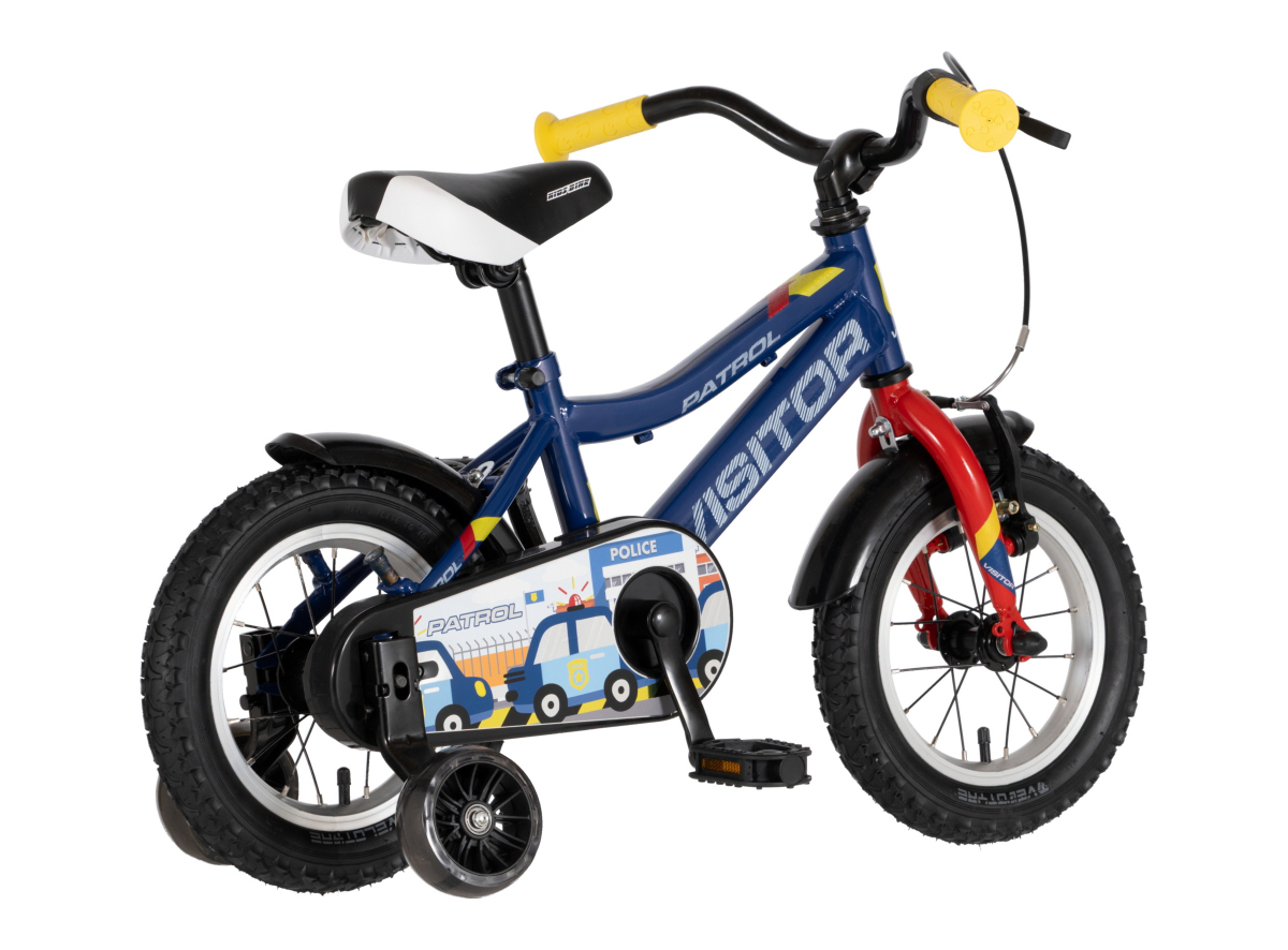 BICIKL KIDS VISITOR PATROL 12" 8" V-BRAKE  KONTRA 95-115CM (12") PLAVI PERLA