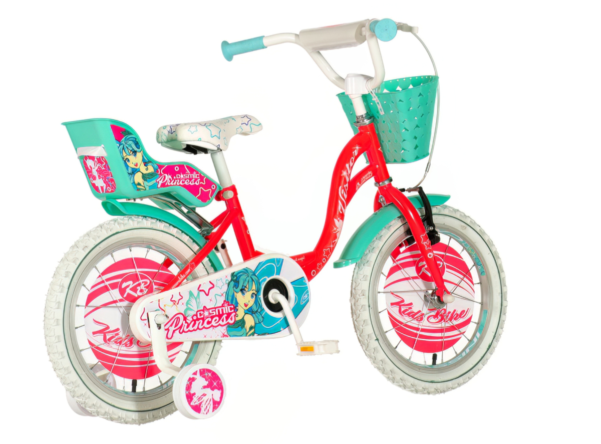 Bicikl Visitor Cosmic princess 16" crveno tirkiz