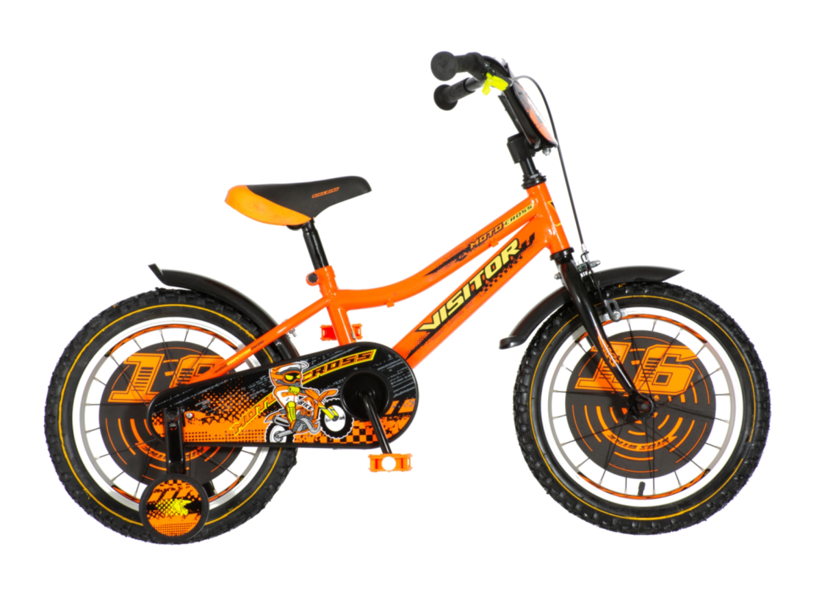 Bicikl Visitor Moto cross 16" narandžasti