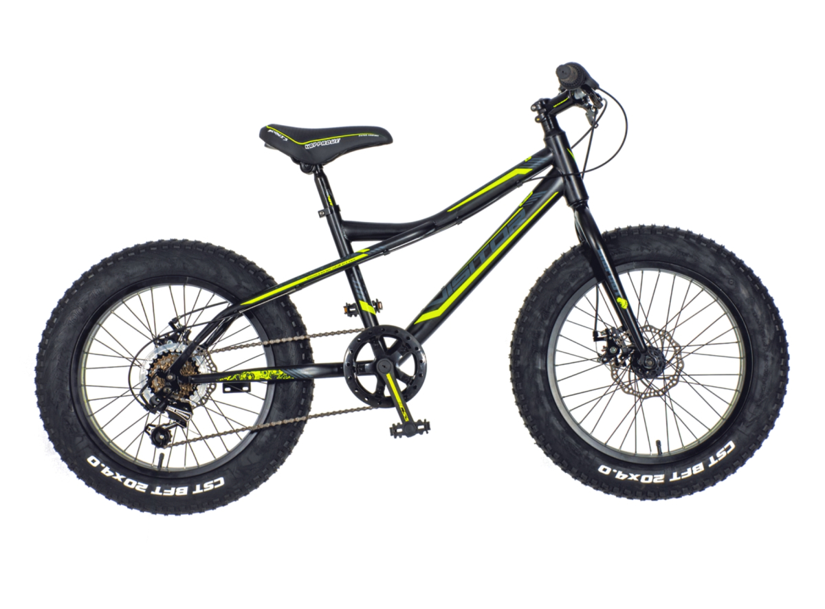 Bicikl Visitor Fat bike 20" Bigfoot crno zeleni