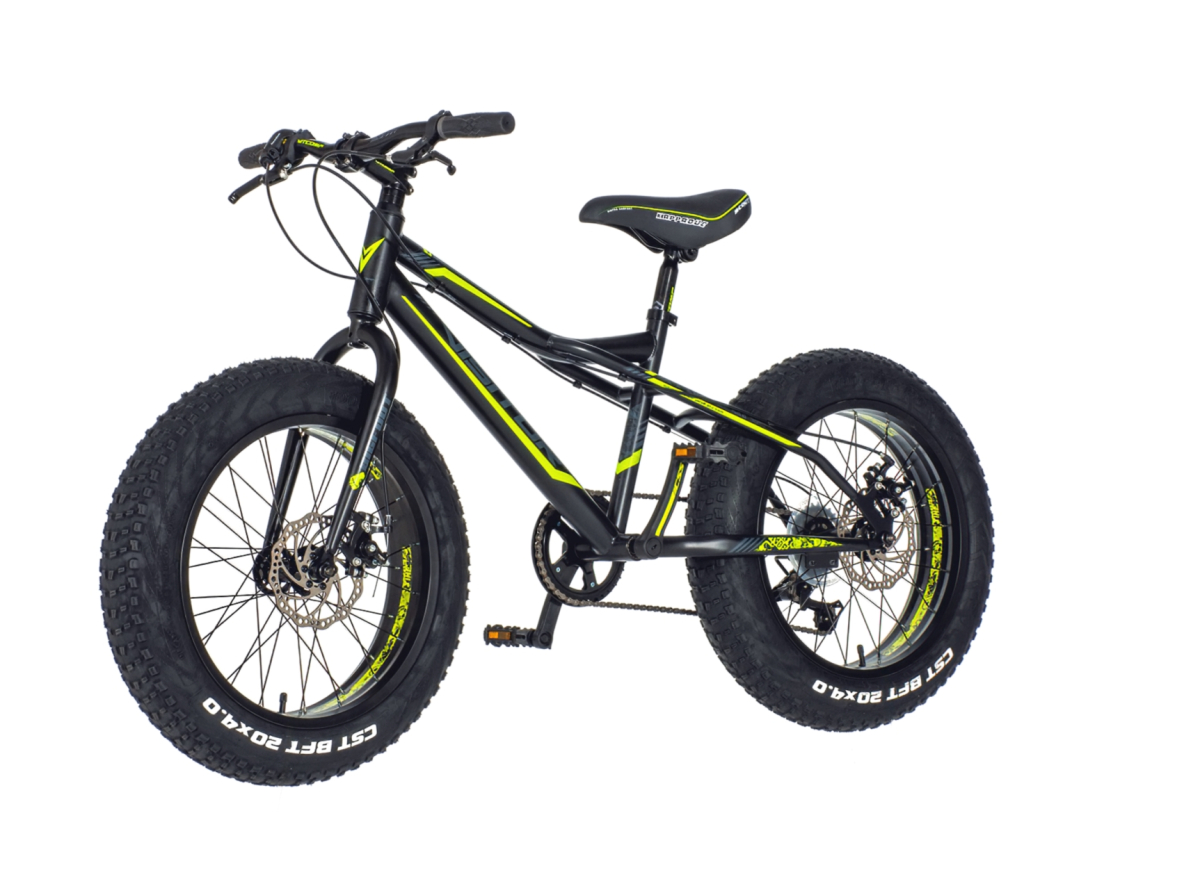 Bicikl Visitor Fat bike 20" Bigfoot crno zeleni