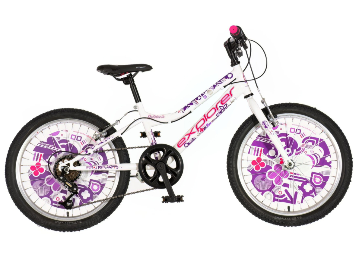 Bicikl Explorer Rhino 20" belo ljubičasti
