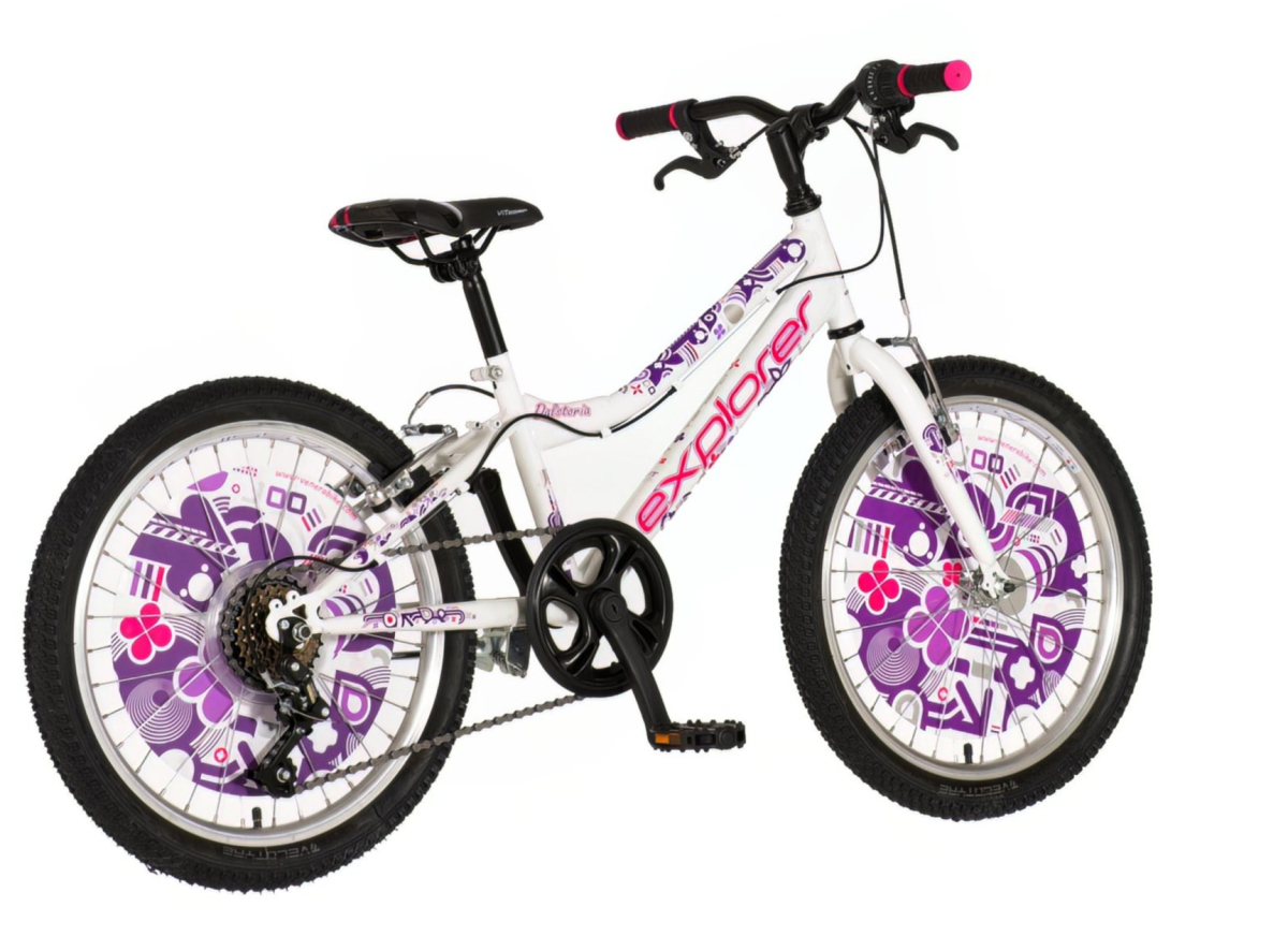 Bicikl Explorer Rhino 20" belo ljubičasti