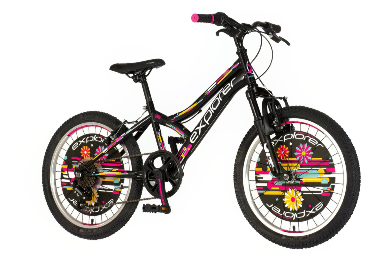 Bicikl Explorer Daisy 20" crno multikolor