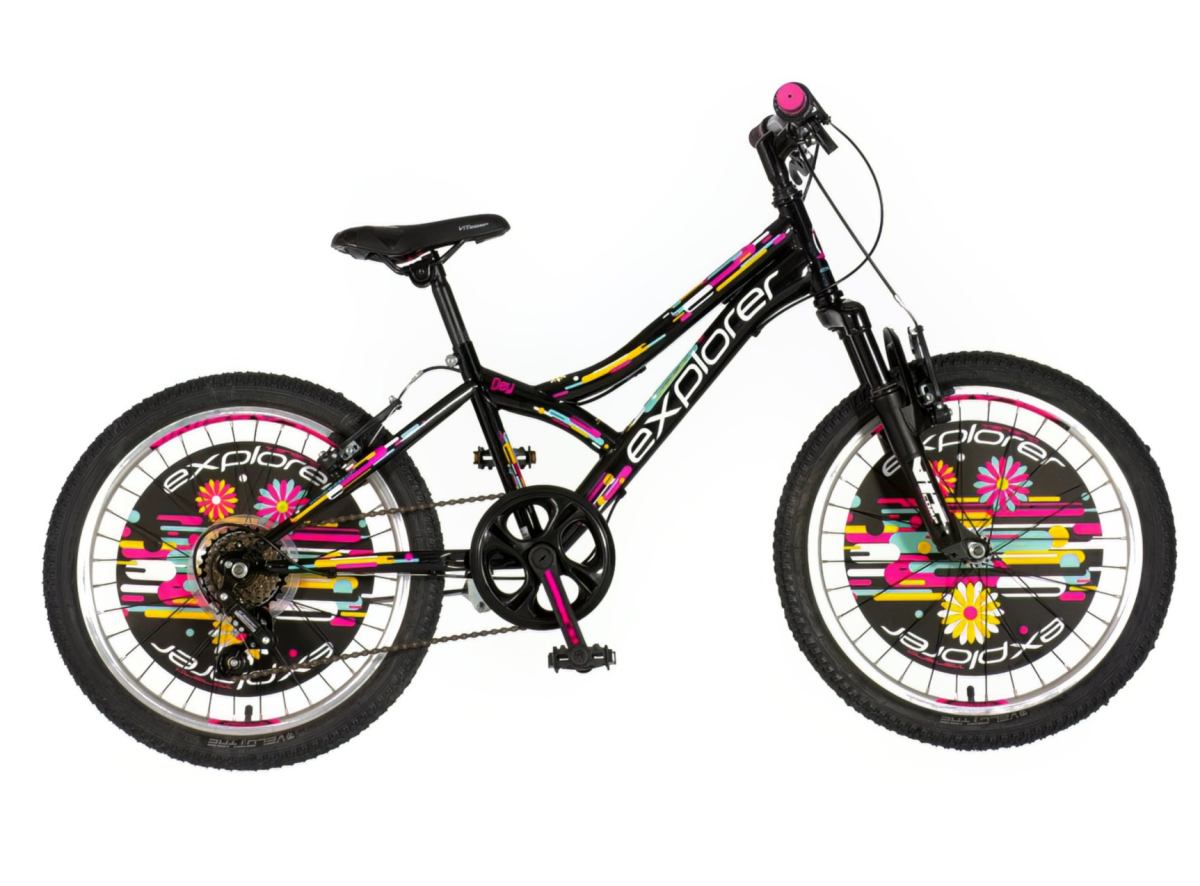 Bicikl Explorer Daisy 20" crno multikolor